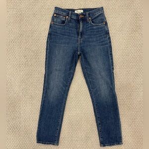 Madewell High Rise Slim Crop Boyjean